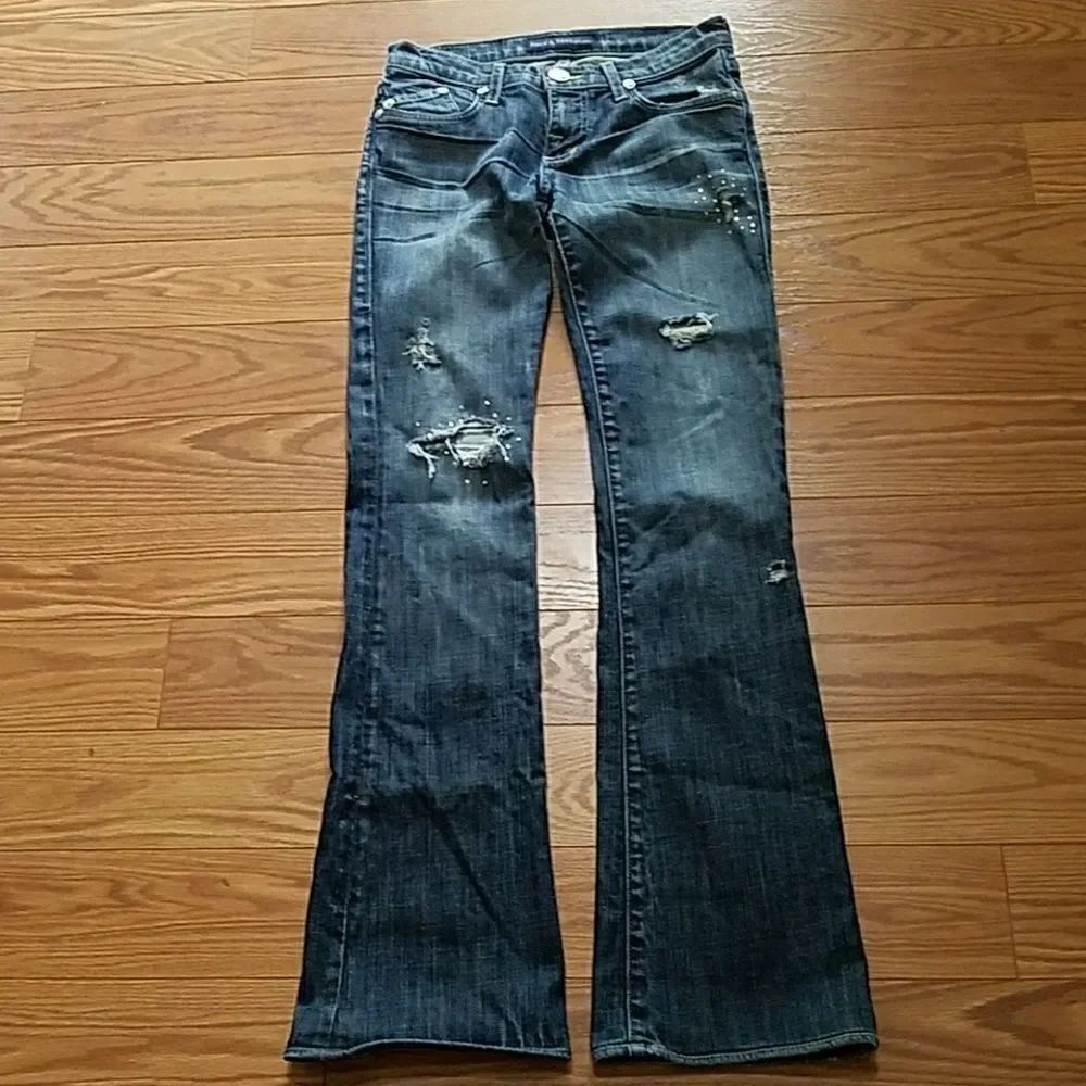 Rock & Republic Kurt Distressed Boot Sz. 25 EUC